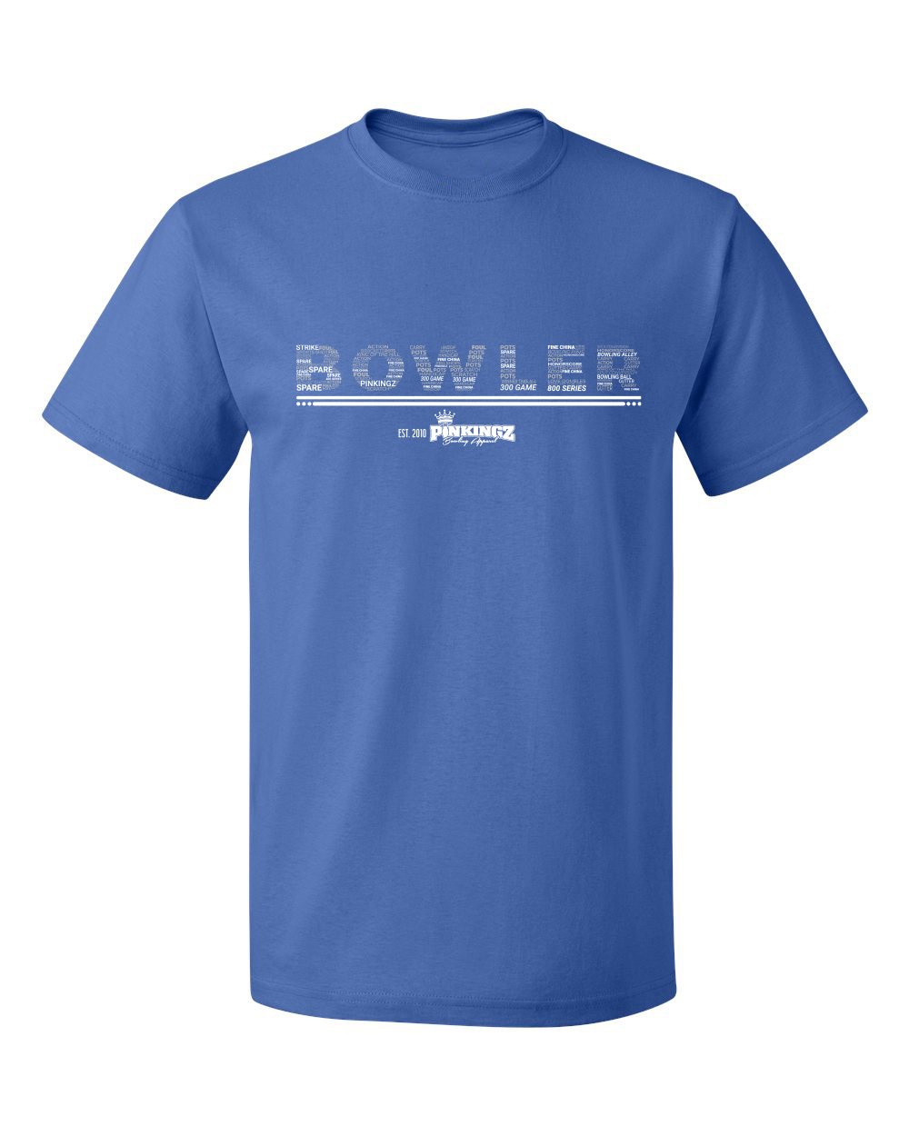 Pinkingz - Bowler Royal Blue T-Shirt | Pinkingz Bowling T